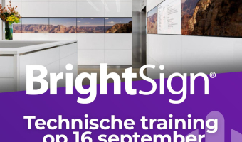 Boost your knowledge with our BrightSign training on 16 September!