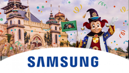 Een gratis Efteling ticket bij aankoop van geselecteerde Samsung displays! 