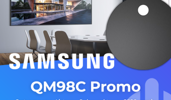 Ontvang nu GRATIS een Airtame 2 bij uw Samsung QM98C!